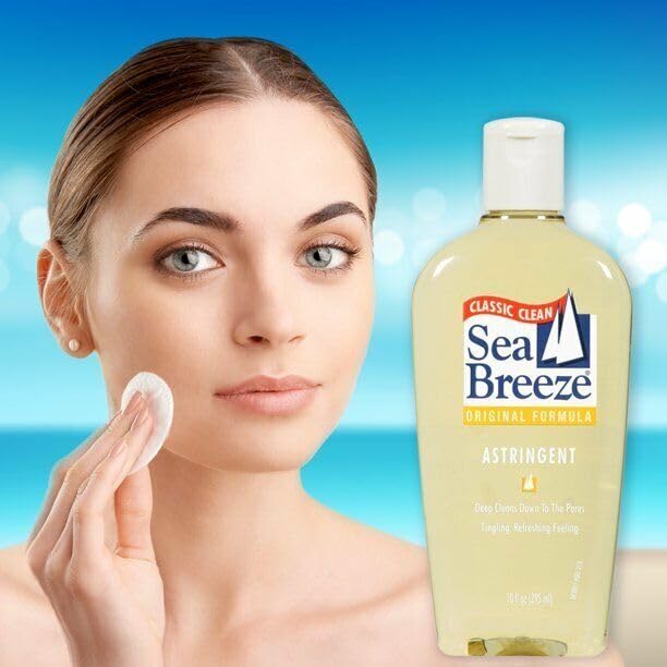 Sea Breeze Astringent | Original Formula 10 Ounce (295ml) - 3 Pack for Clear Skin