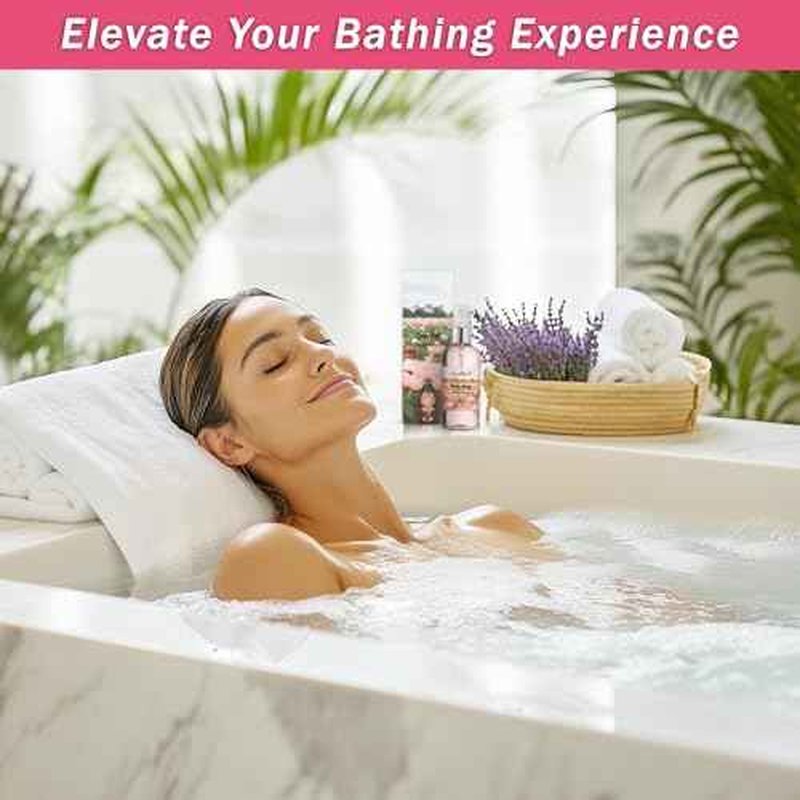 Spa Gift Baskets For Women - Luxury Bath Set With Rose Oil & Peony - Spa Kit Includes Body Wash, Bubble Bath, Lotion, Bath Salts, Body Scrub, Body Spray, Shower Puff, and Towel