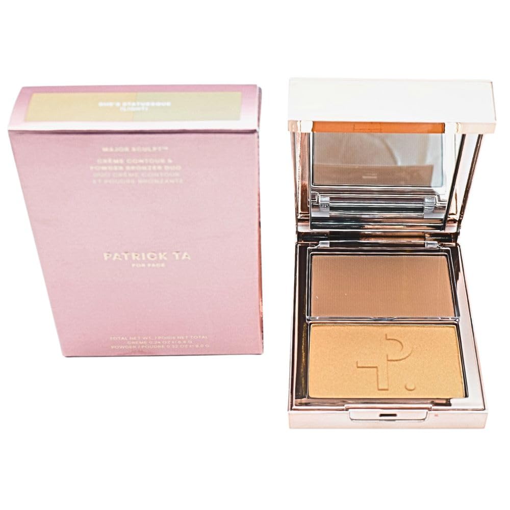 PATRICK TA Major Sculpt Crème Contour & Powder Bronzer Duo She's Statuesque