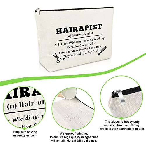 Hair Stylist Gift for Women Makeup Bag Hairdresser Gifts Cosmetology Graduation Presents for Hair Dresser Cosmetic Bags Appreciation Presents for Stylists Barber Hairstylist Retirement Birthday Pouch