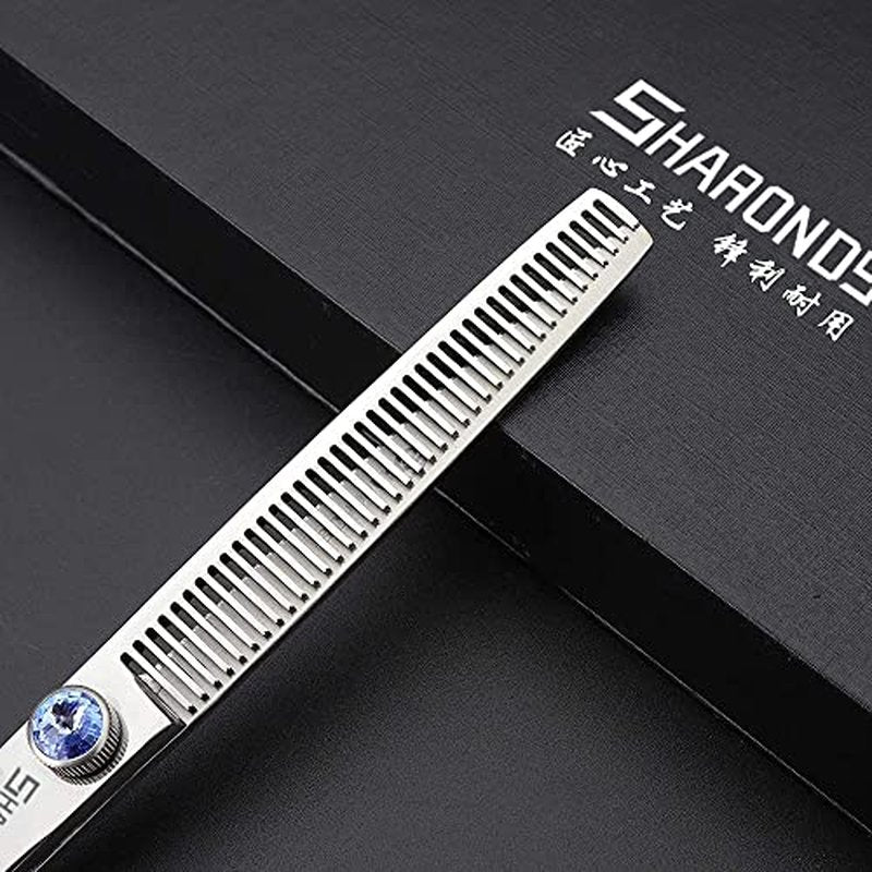 6/7/8/9-inch professional hair clipper set, stainless steel sharp hair clippers, hairdresser specific scissor(7 inches, 3 pieces)