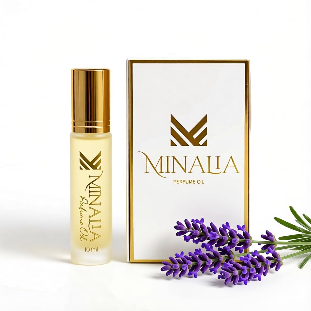 MINALIA Roll-On Perfume Oil – Alcohol-Free – 10 mL (Bold Lavender)