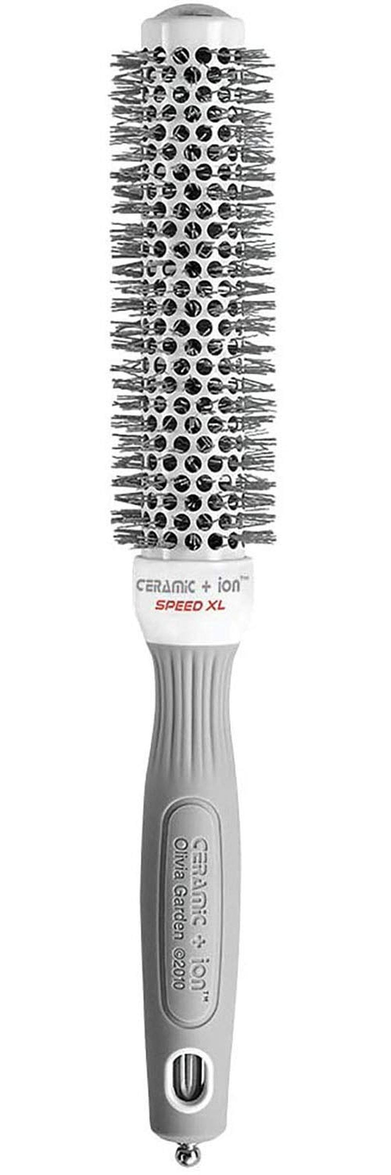 Olivia Garden Ceramic + Ion Speed XL - Extra-Long Round Thermal Hair Brush - Not Electrical - Professional Blowout Brush for Normal to Thick Hair - 1 3/4"- Diameter Barrel - CIXL-45