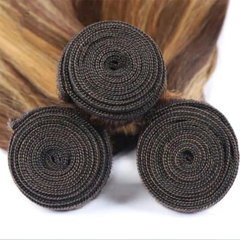 P427 Highlight Blonde Bundles Human Hair Brown Straight 3 Bundles 28 28 28 Inch Unprocessed Brazilian Virgin Honey Blonde Straight Bundle Human Hair Extensions