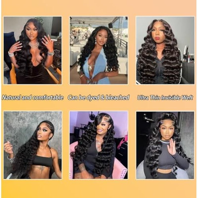 Body Wave Human Hair 100% Unprocessed Brazilian human Hair3 Bundles 20 22 24 Inch 300g/Pack Body Wave Selected Healthy Natural Black soft Smooth Double Weft Quick Weft Extensions for Women