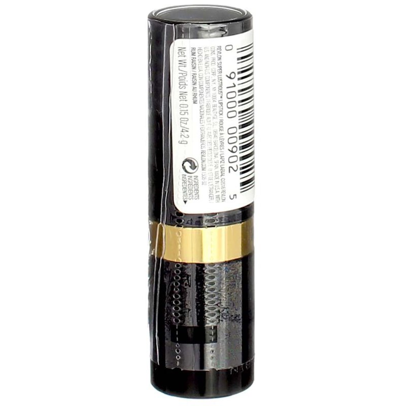 Revlon Super Lustrous Lipstick - 4.2g | Rich Color in 535 Rum Raisin for Luscious Lips