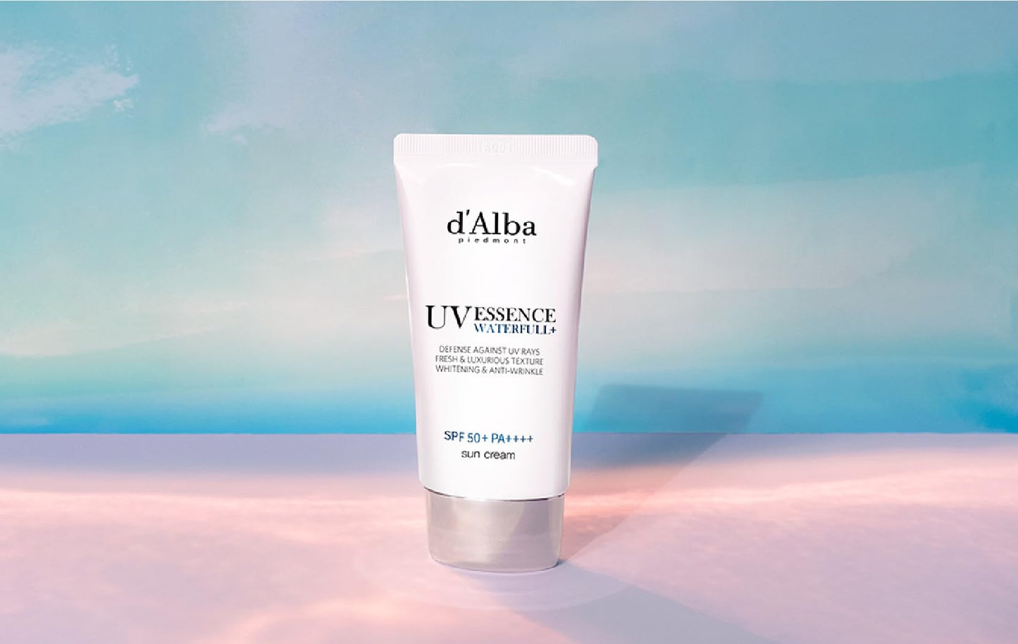 d'Alba Piedmont [ORIGINAL] UV Essence Sunscreen for Face SPF 50+ Face Moisturizer Ultra Violet Protection White Truffle Sun Cream Hydrate Skin and Decrease Wrinkles