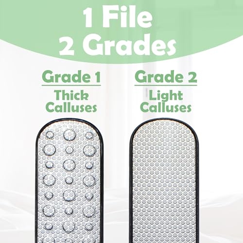 Callus Remover Gel & Double-Sided Foot File: 8 oz Extra Strength Callus Remover for Feet, Foot Callus Remover Care, Pedicure Tools Supplies, Spa Kit, Dead Skin Scrubber