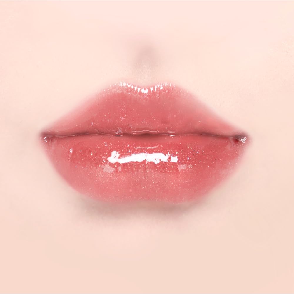 DINTO (Peter & Wendy Collection Pearl-Kissed Plumping Lip Glacé - Moisturizing Lip Gloss with Soft Pearl Shine, Lightweight Texture, Cooling Lip Treatment, Long-Lasting Hydration (129 Smee, 4ml)