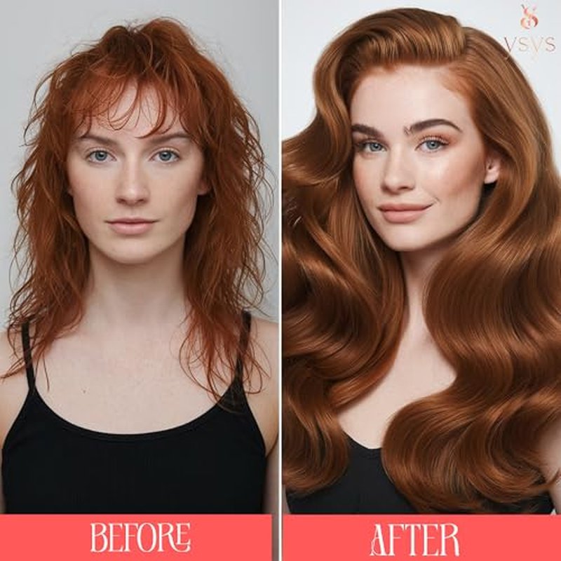 YSYS Clip in Hair Extensions - 100% Human Hair Remy Hair Extensions for Women - 7 Pieces, 120g Seamless Clip ins for Extra Volume/Style - Natural Straight (Reddish Brown #33, 18 inches)