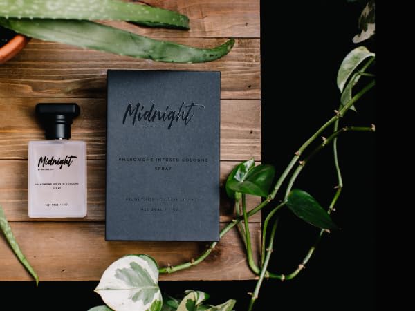RawChemistry Midnight Cologne for Men - Pheromone Infused Fragrance | Long-Lasting Scent