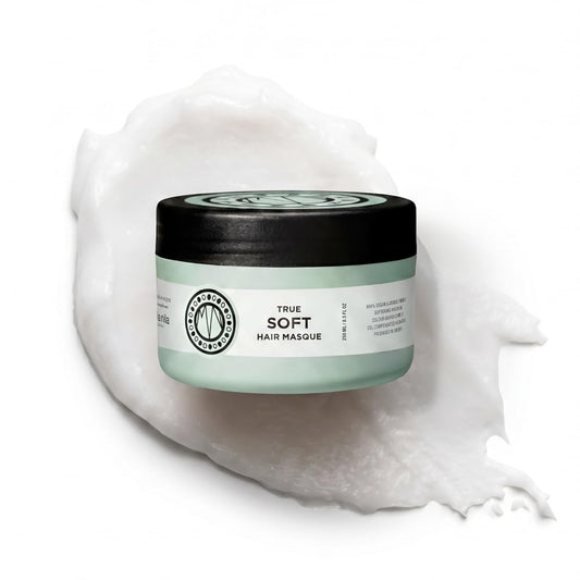 Maria Nila True Soft, Moisturizing Hair Mask For Dry Brittle Hair, Argan Oil Remoisturises & Reduces Frizz, 100% Vegan & Sulfate/Paraben free, 8.5 Fl Oz