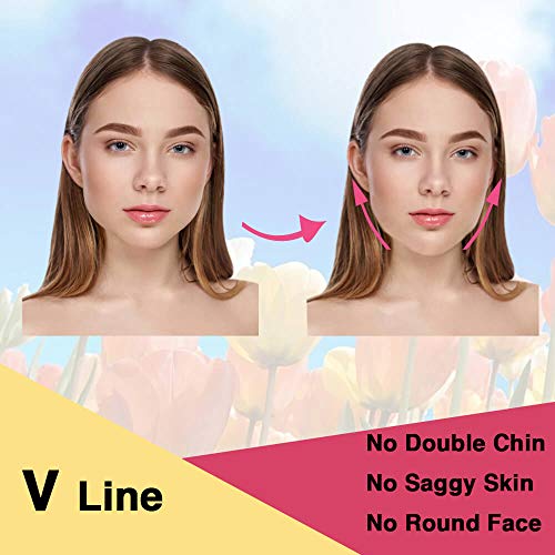 Reusable Chin Slimming Strap Face Lift Tape V Line Lifting Face Mask Double Chin Reducer Face Neck Slimmer Jawline Shaper Anti Snoring Snore Stopper (M)