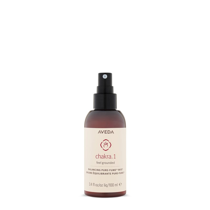 Aveda Chakra 1 Balancing Pure-Fume Mist: Grounded | Body & Room Spray | Balances Root Chakra | With Certified Organic Olibanum, Vetiver, Patchouli, 3.4 Fl Oz