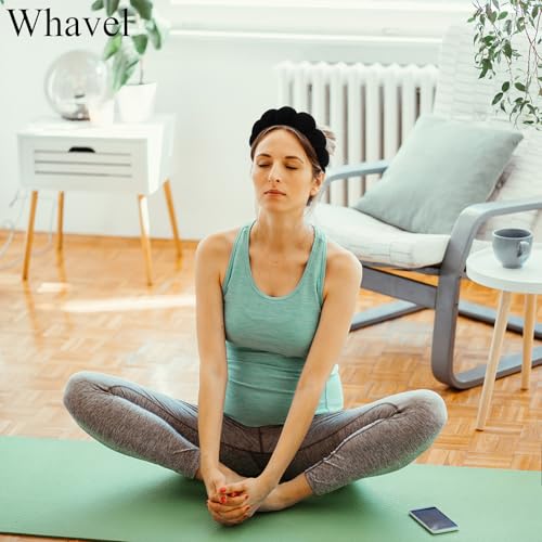 WHAVEL 3 Pack Spa Headband Skincare Headbands, Soft Hair Band for Washing Face, Makeup, Facial, Skin Care (Khaki, Brown, Black)