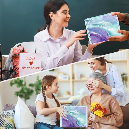 Birthday Gift Basket for Women Purple Blue Relaxing Spa Self Care Bath Gift Set for Her with 20 Oz Tumbler Cup for Graduation, Teacher Appreciation Week, Mother¡¯s Day Gift Ideas Christmas Gifts