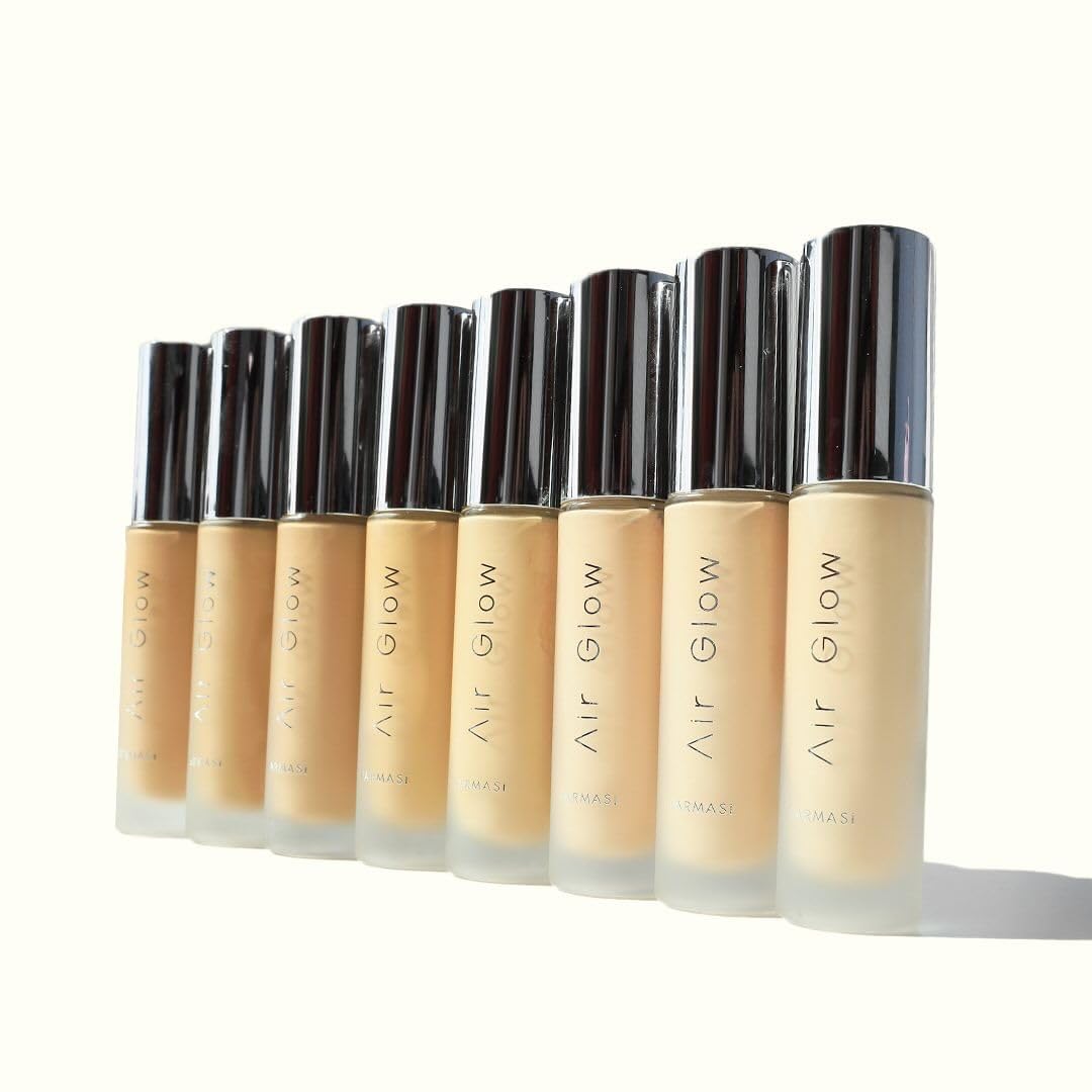 Air Glow Foundation - Lightweight Liquid with Hyaluronic Acid for Dewy Radiance | Buildable Coverage, 1 fl oz, C05