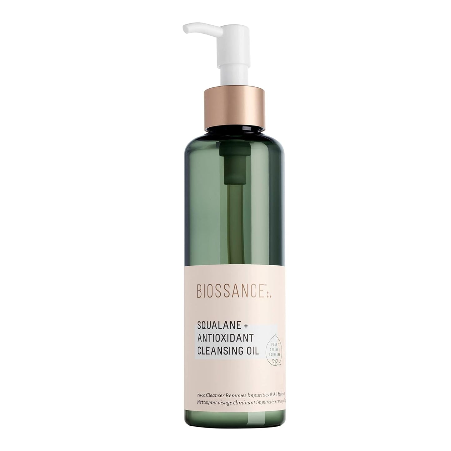 Biossance Squalane Cleansing Oil - Lightweight Makeup Remover & Hydrating Facial Oil | All Skin Types