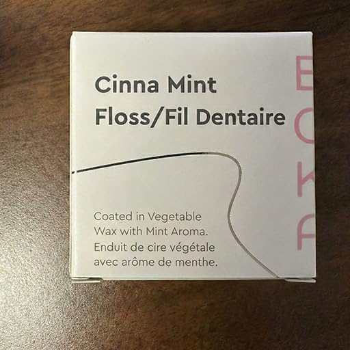 Cinna Mint Woven Dental Floss - Natural Vegetable Wax, Teflon-Free | 30 Yards