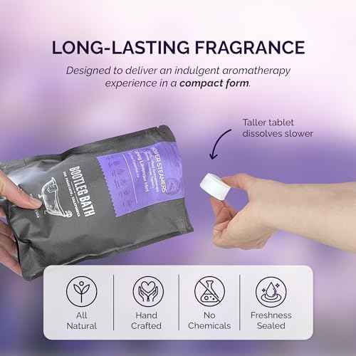 Shower Steamers Aromatherapy Lavender 8 Pack, 100% Pure Essential Oil, All Natural, for Men and Women, Made in USA