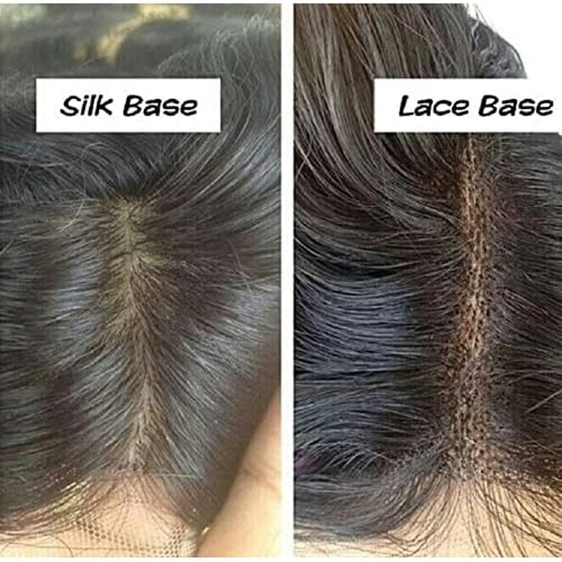 Bella Hair Free Part Silk Base Closure Straight, 130% Density Natural Color Remy Virgin Human Hair 4x4inch Top Closure (16inch)
