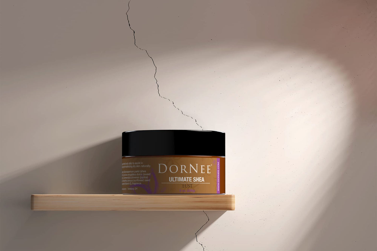 DorNee’ Ultimate Shea Butter Lust Scented, Natural Moisturizing, Ultra Rich, Fragrant, Shea & Jojoba Oil Blend (8 oz)