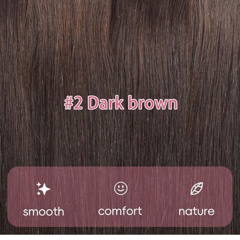 Professional Invisible Tape Hair Human Hair Extensions 100% Remy Hair #2 Dark brown 16inch 50G/20s Human Hair Tape in Extensions Daily Styling Premium Human Hair Extensions Tape