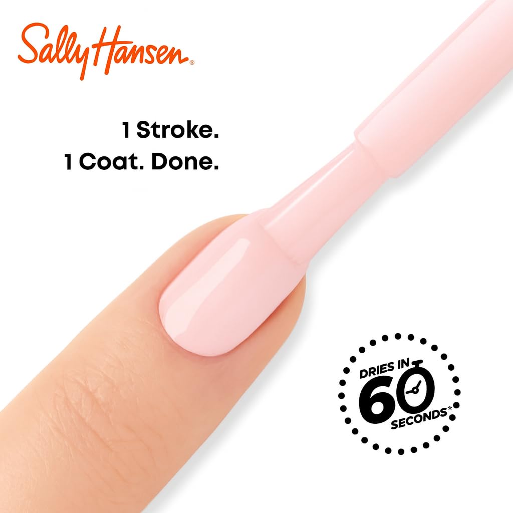 Sally Hansen Insta-Dri Hershey's Cookies 'n' Creme Eggs Nail Polish | Quick Dry, Long Lasting, Streak-Free Shine | Semi-Opaque, Glossy | 780 Springtime Blooms | Purple Pink Nail Color