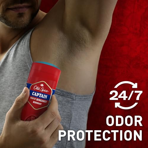 Old Spice Aluminum Free Deodorant for Men, 24/7 Odor Protection, 24/7 Freshness & Lasting Scent, Goes on Clean, 3.0 oz (Pack of 2)
