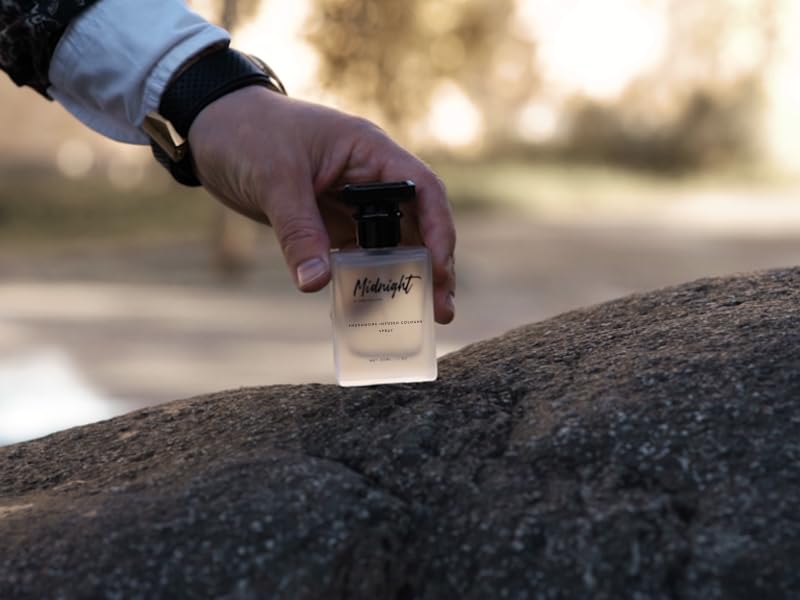 RawChemistry Midnight Cologne for Men - Pheromone Infused Fragrance | Long-Lasting Scent
