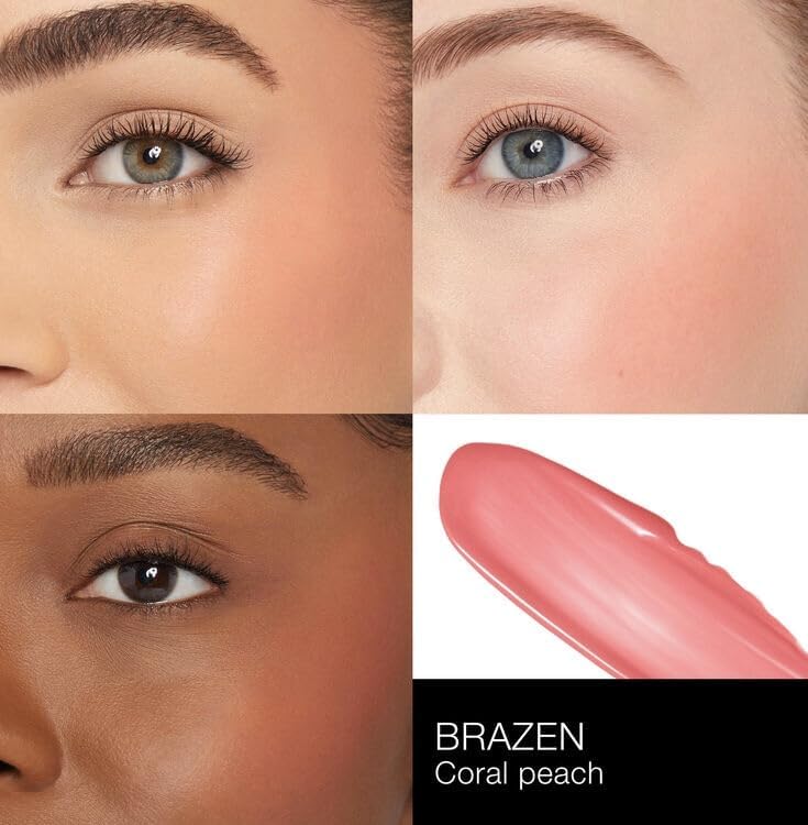 NARS Afterglow Liquid Blush - Brazen Shade for Women - 0.23 oz Liquid Blush