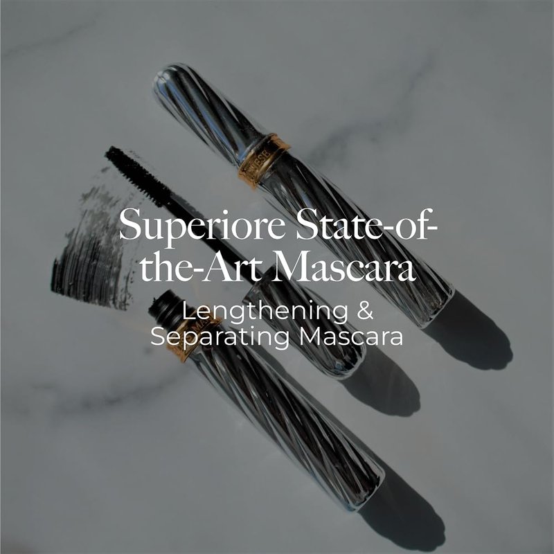 Borghese Superiore State-Of-The-Art Mascara - Thickening, Conditioning & Lengthening Black Mascara, Smudge & Flake-Free, Suitable For Sensitive Eyes