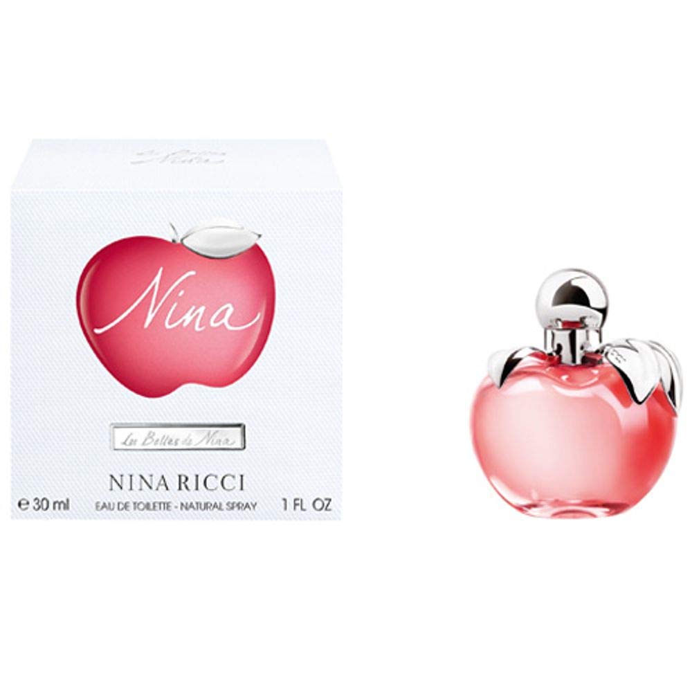 Nina Ricci Eau de Toilette Spray for Women - 1.0 oz | Floral Fruity Fragrance