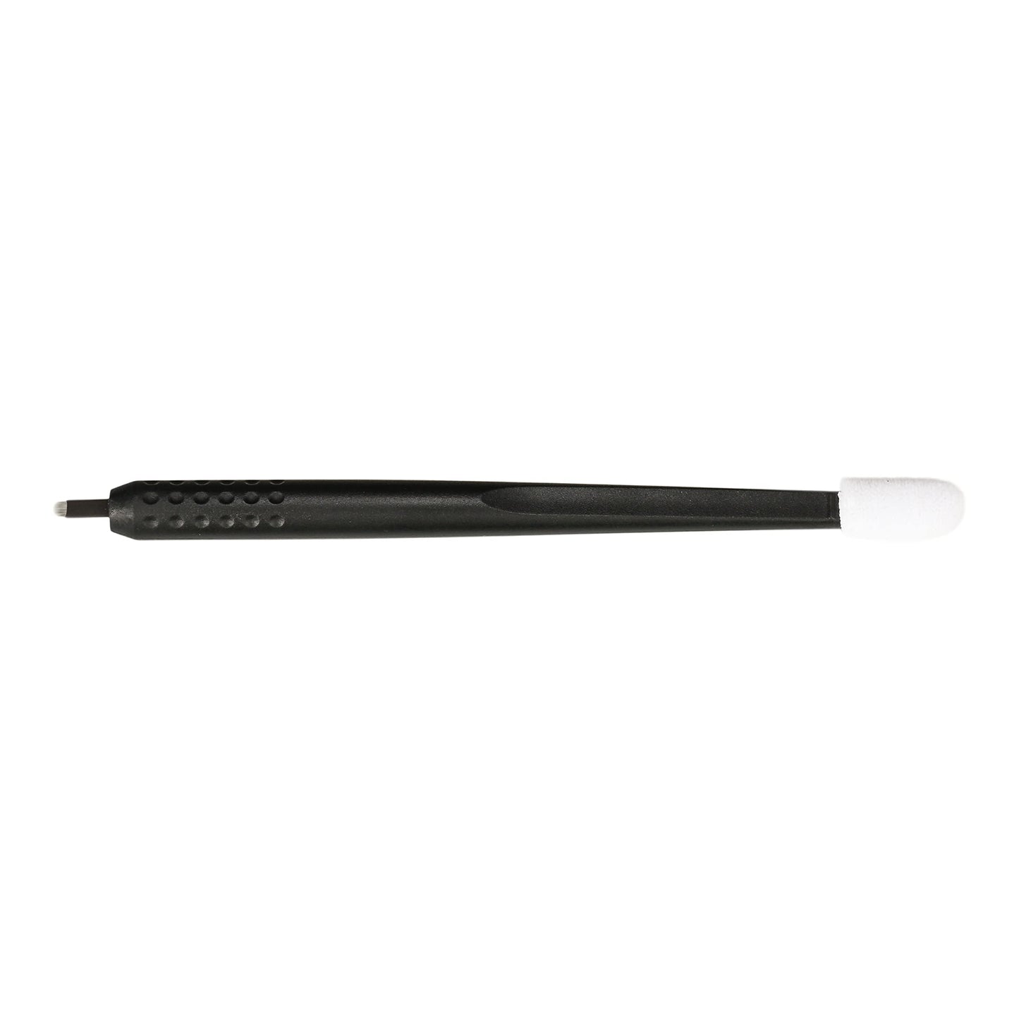 PACK OF 10 - Mellie Microblading Disposable Microblading Pen with Pigment Sponge Disposable Tool For Creating Eyebrows Microblading Supplies (Black, U18 NANO .15mm)