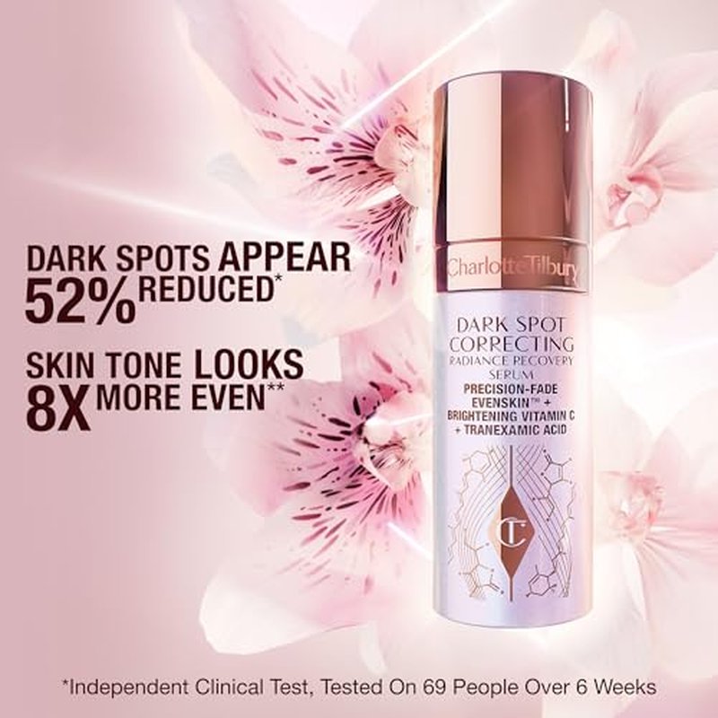 Charlotte Tilbury Radiance Recovery Dark Spot Serum - Dark Spot Corrector & Vitamin C Serum for a Brighter-Looking Complexion - Helps Reduce the Appearance of Redness & Uneven Skin Tone