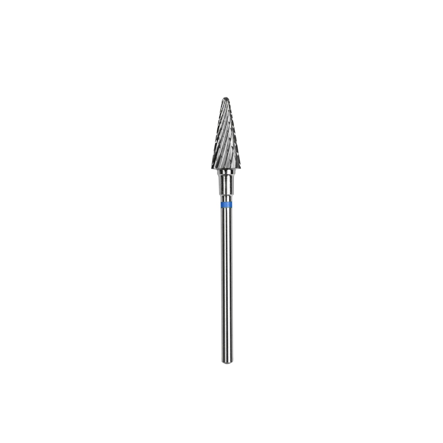 STALEKS PRO Expert Carbide Nail Drill Bit (Cone, Blue, 6mm Head / 14mm WP) – Medium Hardness for Artificial Nail Correction & Skin Processing in Hardware Manicure/Pedicure