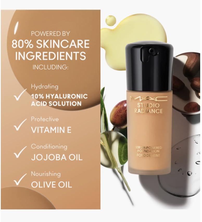 MAC Studio Radiance Serum Foundation - NW43 Shade for Glowing Skin