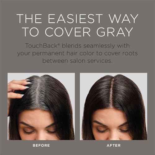 TouchBack Pro Gray Root Touch Up Marker Applicator - Real Hair Color - Dark Brown