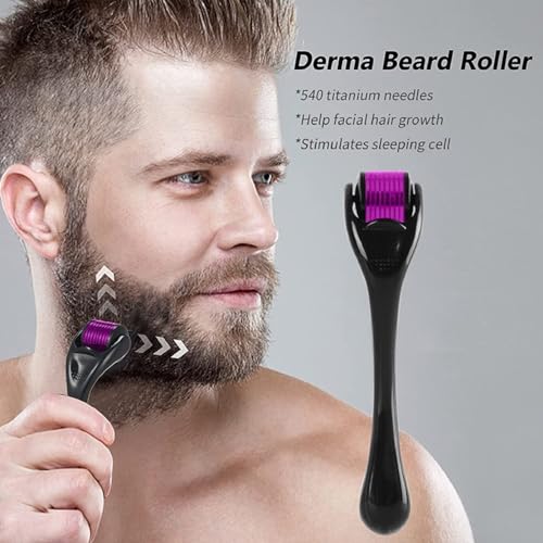Derma Roller for Hair Beard Facial Skin Face 540 Titanium Derma Roller Cosmetic Beauty Instrument