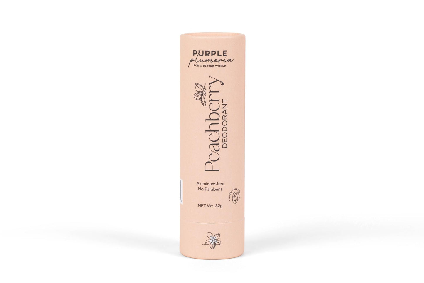 100% Certified Plastic-Free Deodorant, Aluminum-Free & Paraben-Free Formula for All-Day Freshness with Natural Ingredients (Jasmine, Peach-Berry, Citrus) ((Jasmine, Peach-Berry, Citrus))
