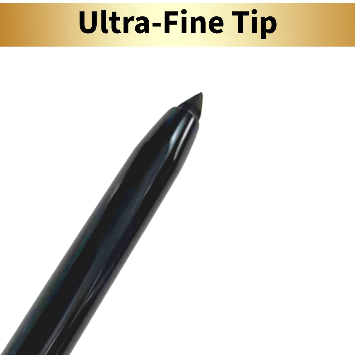 Bold Beautiful Cosmetics Black Eyeliner Pencil Waterproof Pencil Eyeliner, 0.01 oz