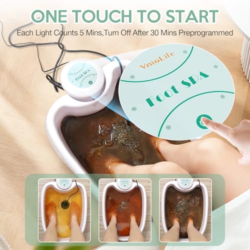 Ionic Foot Bath Detox Machine, Ion Foot Detox Spa for Home Use Beauty Salon Beauty SPA Club with 100 Liners, Zipper Carrying Bag | Detoxifying & Convenient