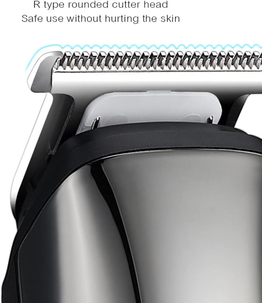 Electric Trimmer for Men & Women - 6-in-1 Waterproof Grooming Kit | Cordless Rechargeable Shaver with Dual Speed