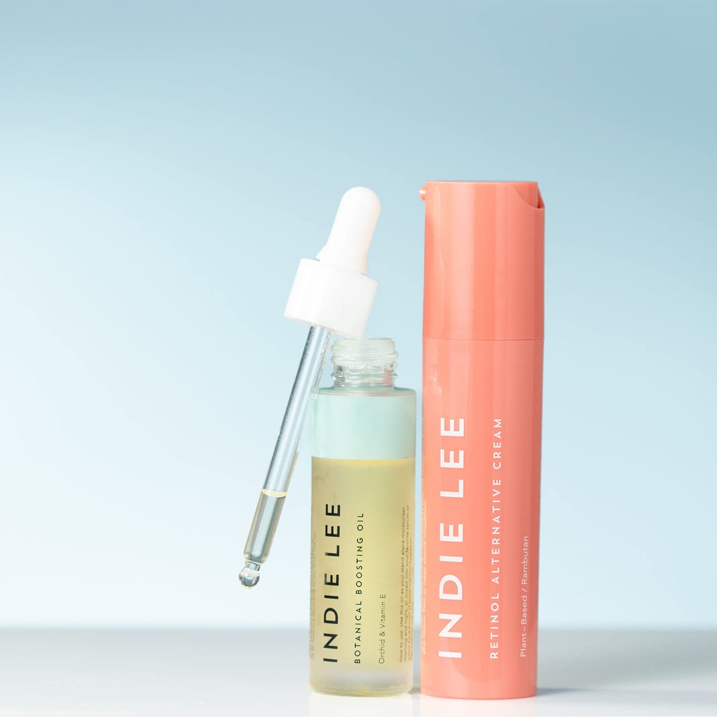 Indie Lee Botanical Boosting Oil - Face Oil with Vitamin E & Orchid Extract - Contains Malic Acid for Gentle Exfoliation - Rosehip + Jojoba Facial Moisturizer for Daily Use (30 ml)