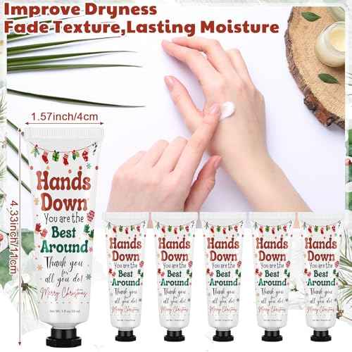 Loopeer 24 Pcs Christmas Hand Cream Set Bulk Mini Lotion Gift for Women, Beauty Advent Calendar 2025 Travel Size Hand Lotion for Dry Cracked Hands, Xmas Stocking Stuffer for Mom Employee Coworker