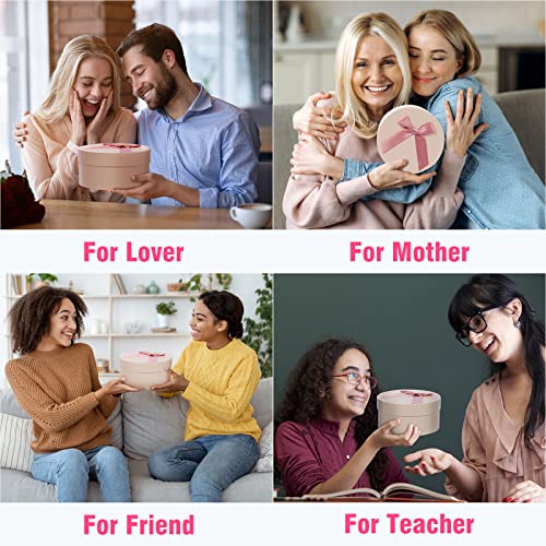 Little World Bath Soap - Floral Scented Rose Soap Petals Body in Flower Box for Women, Plant, Essential Oil Set for Birthday, Valentine¡¯s Day, Thanksgiving Day, Christmas (Pink)