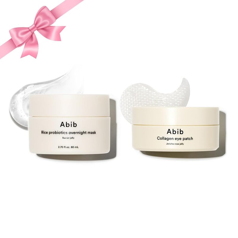 Vegan Collagen Eye Patch & Jericho Rose Jelly | Overnight Mask for Radiant Skin