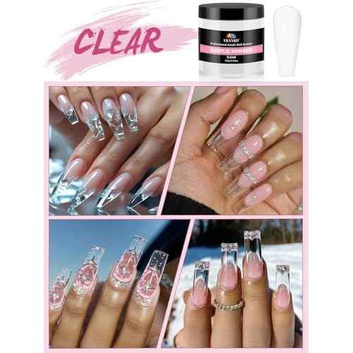 EBANKU Acrylic Nail Kit - 120g/4.23oz Acrylic Powder and 150ml Liquid Monomer Set With Brushes, Dappen Dish, Nail Primer Prep, 1 Set Drill Tools for Manicure, Nail Kit for Beginners