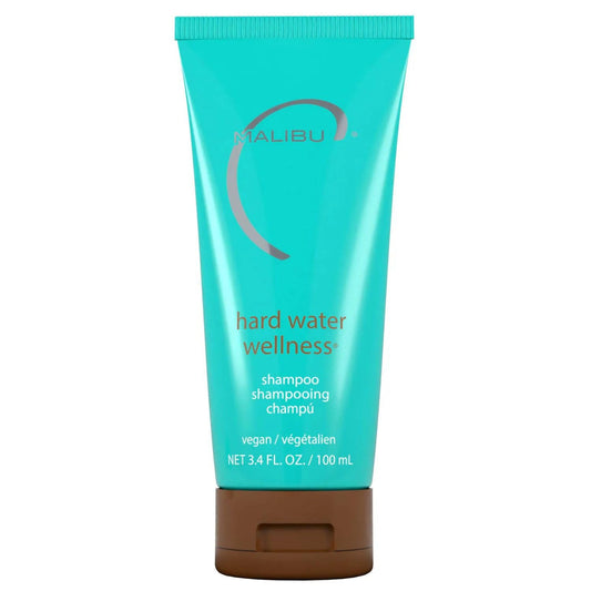 Malibu C Hard Water Hair Clarifying Shampoo - Travel Size Sulfate Free Chelating Formula for Build Up & Scalp Detox - Removes Minerals, Prevents Discoloration, Restores Shine - Vegan Hair Care, 3.4 oz