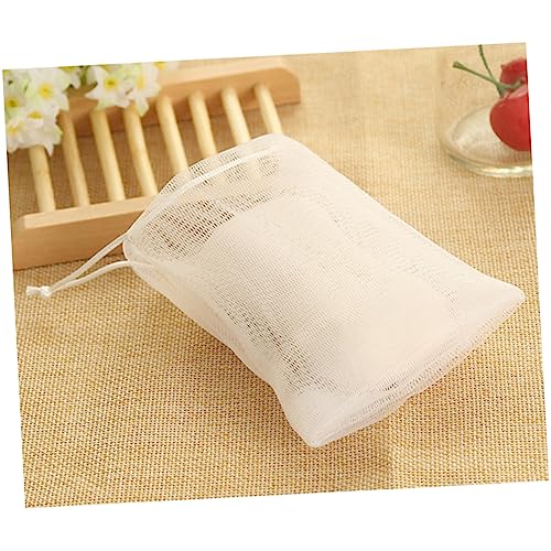 10pcs Foaming Mesh Soap Pouch Net Lathering Net Face Wash Safe and Comfortable Touch